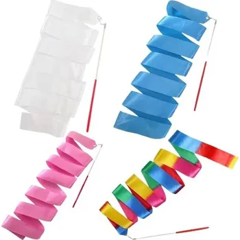 Balení 4ks Gymnastická stuha Točivá stuha 2M Gymnastická stuha Taneční Stuha Taneční stuha Rytmická