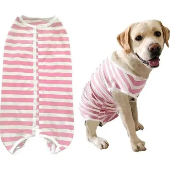 Obleček pro psa Kukaster psí overal po kastraci/kastraci, fena/samec, ochranný oblek na rány, design na zip, proti