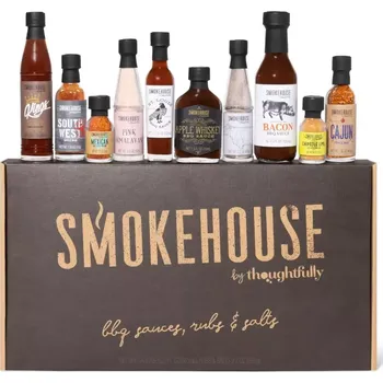 BBQ Dárková sada ke grilování,sada omáček,solí a koření