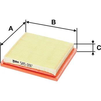 Vzduchový filtr Vzduchový filtr VALEO 585097