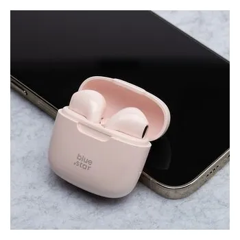 Sluchátka Bezdrátová True Wireless sluchátka do uší Blue Star FI7, pudrově růžová - Blue Star + zdarma možnost vyzkoušet a vrátit zboží do 30 dní