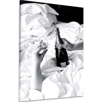 Plakát Nástěnný obraz DecoMe 30 x 20 cm Módní režim - Černobílý Nástěnná dekorace do ložnice Obývací pokoj