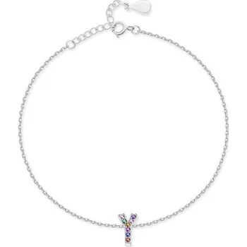 Šperk MARLION JEWELS Originální dámský náramek s písmeny. Stříbrný náramek pro ženy a dívky, ideální jako