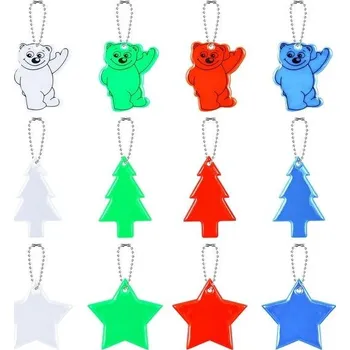 Přívěsek Namalu 12 ks vánočních reflexních přívěsků