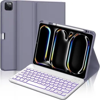 Pouzdro na tablet IVEOPPE iPad Pro 11" klávesnice M4 (2024, 5. generace), pouzdro pro iPad Pro 11" (5. generace 2024)