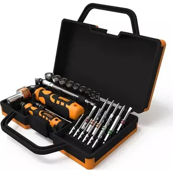 Šroubovák DeTech JM-6123 31 kusů oranžové