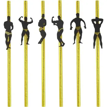 Aomhrek Jednorázová brčka Papírová 18ks