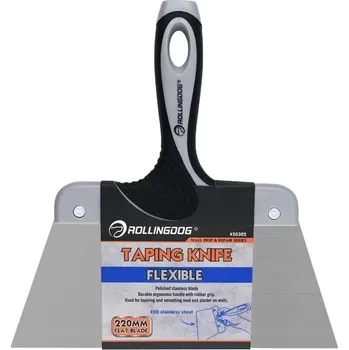 Zahradní dekorace Malířská špachtle ROLLINGDOG 220 mm dlouhá, povrchová špachtle, nástroj na špachtli, korozivzdorná