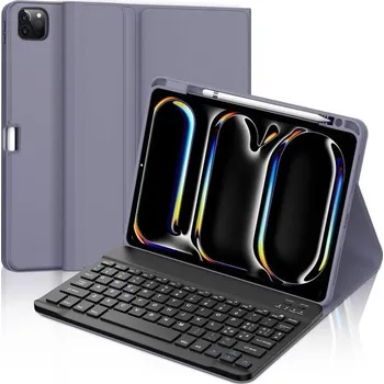 Příslušenství pro tablet IVEOPPE klávesnice pro iPad Pro 11" M4 (5. generace, 2024), pouzdro s klávesnicí pro iPad Pro 11"