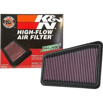 Vzduchový filtr motoru K&N: Opakovaně použitelný, čistí se každých 75 000 mil, omyvatelný,