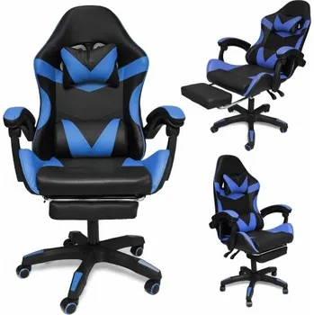 Herní zařízení Herní křeslo Medas Professional umělá kůže černé/modré