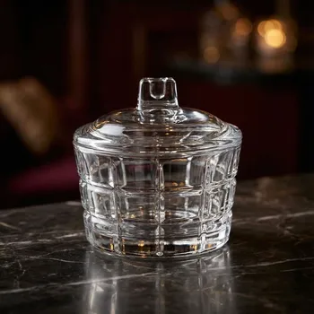 Dóza na potraviny Kulatá skleněná dóza (nádoba) na potraviny TADAR Cask 0,25 l