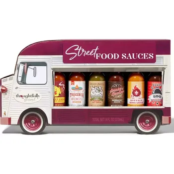 Grilovací nářadí BBQ Dárková sada Thoughtfully, 6 sladkých i ostrých omáček