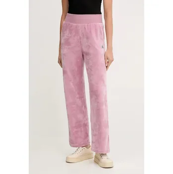 Pánské oblečení Tepláky HUGO VELVET long pant 50549812 růžová 34X, vel. M