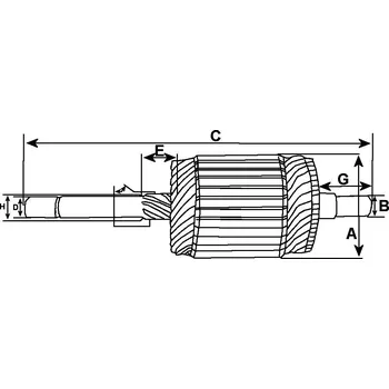 Startér Kotva, startér HC-Cargo F 032 139 593