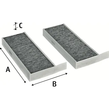 Ventilátor topení a klimatizace Filtr, vzduch v interiéru VALEO 715805