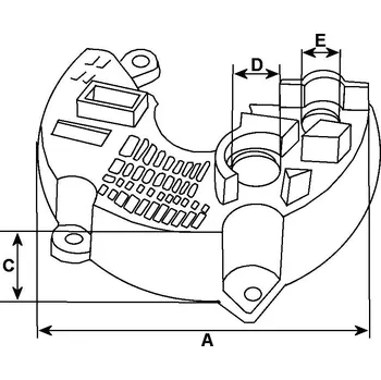 Alternátor Čepička, generátor HC-Cargo F 032 139 656