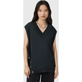 Dámská vesta Vesta s přídavkem vlny AllSaints BERN W045KD černá 99X, vel. M