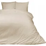 Povlečení Saténové LUX Cizgili 160x200 Capuccino