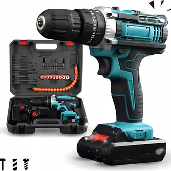 Vrtačka AKU VRTAČKA S PŘÍKLEPEM 21V 2X AKU 1.3AH 45 NM 3 REŽIMY