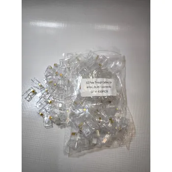 Konektor RJ45 konektor průchozí kat. 5e UTP 100 ks
