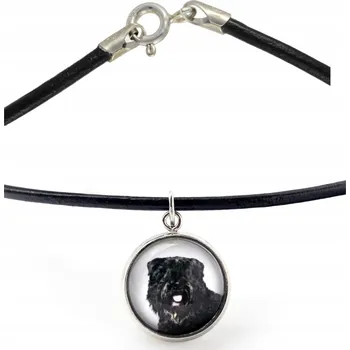 Náhrdelník Flanderský bouvier - náhrdelník v krabičce, elegantní ozdoba, přívěsek má