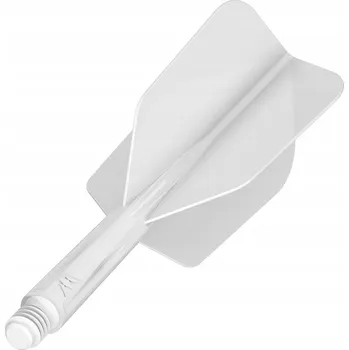 Příslušenství pro šipky Shafty Mission Force 90 Krátké Bílé Slim 3 ks