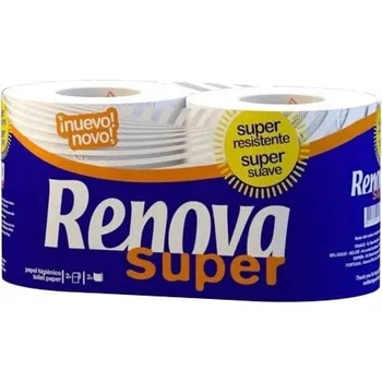 Toaletní papír Suchý toaletní papír bez vůně Renova 2 ks