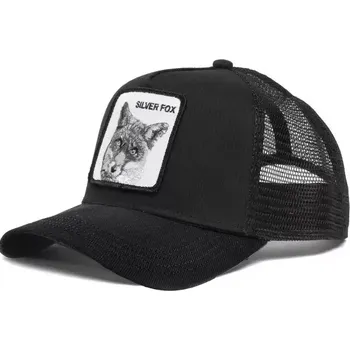 Kšiltovka TRUCKER Kšiltovka se síťkou Silver Fox - Líška Černá
