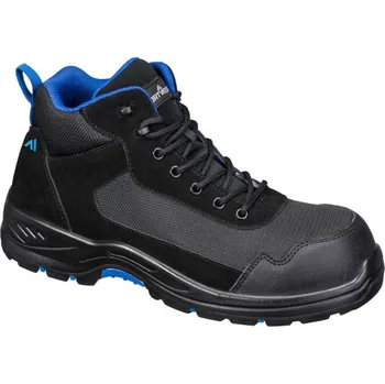 Pracovní obuv PORTWEST Obuv FC22 S3L, kotníková s kompozitní tužinkou a stélkou POR-FC22BKB38 38 Černá/modrá