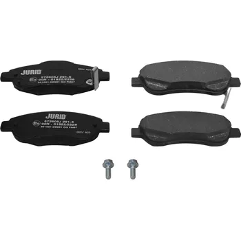 Brzdová destička Sada brzdových destiček, kotoučová brzda JURID 572605J