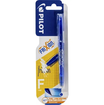Kuličkové pero FRIXION PILOT 0,5 mm, modré, blistr