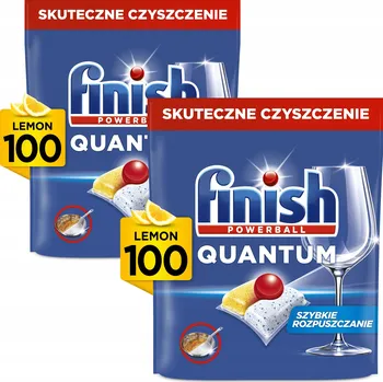Finish Quantum Kapsle do Myčky Nádobí Lemon Citron 2x 100 Kusů
