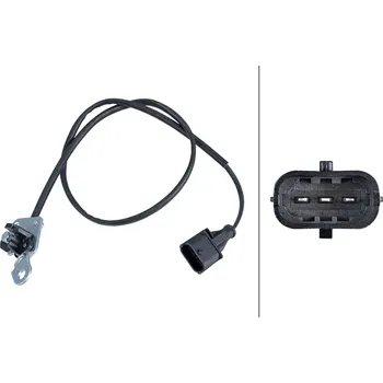 Čidlo automobilu Snímač, poloha vačkového hřídele HELLA 6PU 009 121-821