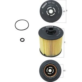 Olejový filtr Olejový filtr MAHLE OX 1312D