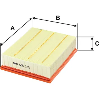 Vzduchový filtr Vzduchový filtr VALEO 585022