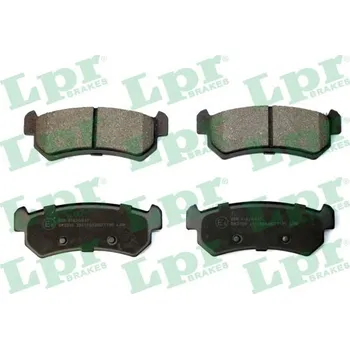 Brzdová destička Sada brzdových destiček, kotoučová brzda LPR 05P1199