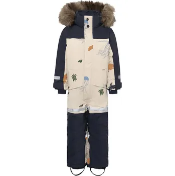 dívčí zimní kombinéza Didriksons Bjärven 505843-A82-130 hnědá 130