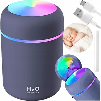 Zvlhčovač vzduchu ZVHLČOVAČ VZDUCHU DIFUZÉR MONTESSA AROMATERAPIE VONNÝ TMAVĚ MODRÝ (GRANÁTOVÝ)