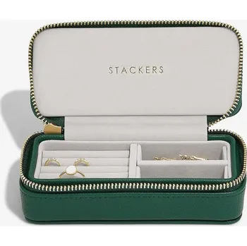 Šperkovnice Cestovní krabička na šperky Stackers 76421 zelená 77X