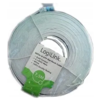Síťový kabel Patchcord LogiLink CP0139 CAT5e U-UTP, 10 m, plochý