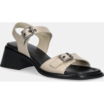 Dámské sandále Kožené sandály Vagabond Shoemakers INES 5911.101.37 béžová 01X, EUR 39