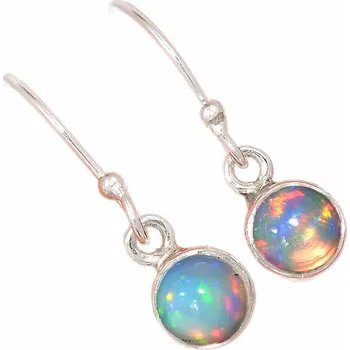 Náušnice Opál etiopský náušnice stříbro Ag 925 E509 0,5 cm, 1,7 g