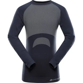 cyklistický dres Triko dětské dlouhé ALPINE PRO AMBOSO funkční modré M