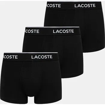 Boxerky Boxerky Lacoste 3-pack 5H1300 černá 99X, vel. XL