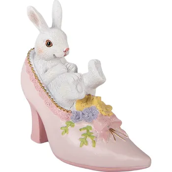Clayre & Eef - Dekorativní figurka králíčka v botě 6PR5979