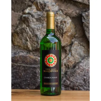 Víno Chardonnay 2025, zemské víno, Vinné sklepy Maršovice, polosladké