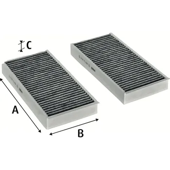 Ventilátor topení a klimatizace Filtr, vzduch v interiéru VALEO 715811