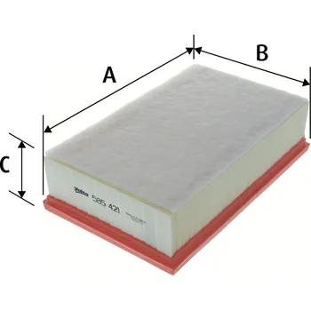 Filtr do auta Vzduchový filtr VALEO 585421