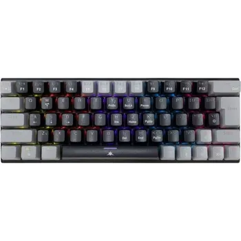 White Shark WAKIZASHI 2, černo-šedá (CZ/SK + červené switche)